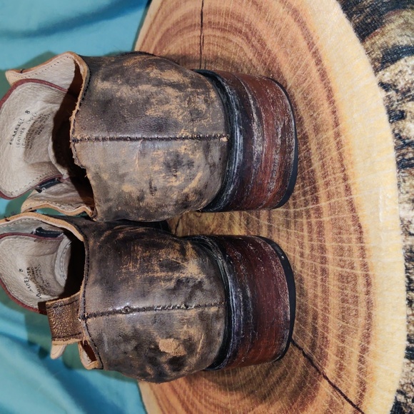 Freebird Mabel Distressed Brown Oxfords W8 - Picture 5 of 6